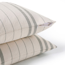 Zabrie Yarn-Dyed Cotton Jacquard European Pillowcases (Set of 2)